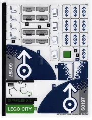LEGO Autocollant pour l'ensemble 60197