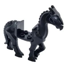 LEGO Paard, skelet met witte ogen Patroon (Thestraal)