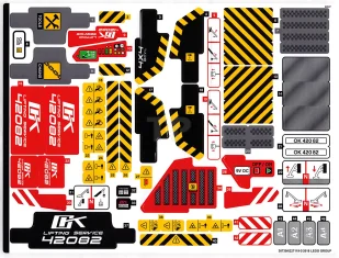 LEGO Adesivo per il set 42082