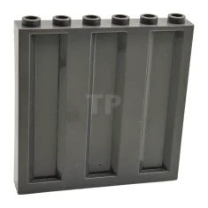 LEGO Paneel 1 x 6 x 5 Gegolfd