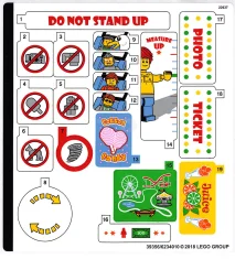LEGO Sticker for Set 10261