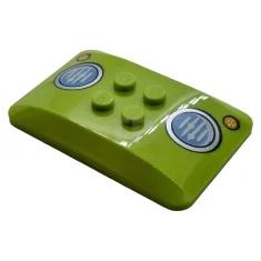 LEGO Wig 6 x 4 x 2/3 Quad Gebogen met Koplampen…