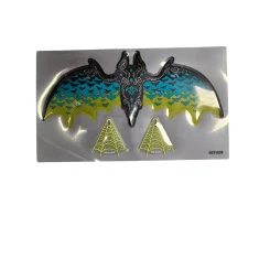 LEGO Ali di plastica con motivo a pipistrello nero e turchese…