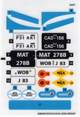 LEGO Sticker for Set 10252 - International Version