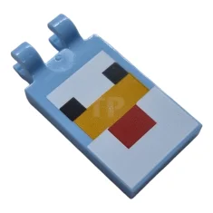 LEGO Tegel, Aangepast 2 x 3 met 2 Clips met Minecraft…