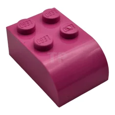 LEGO Steen, aangepast 2 x 3 met gebogen bovenkant