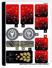 LEGO Sticker for Set 70653