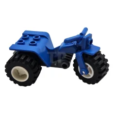 LEGO Assemblaggio completo di triciclo con telaio grigio scuro e ruote…