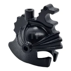 LEGO Minifigur, Kopfbedeckung Helmburg mit Drachenkrone oben