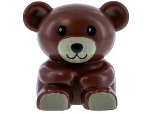 LEGO Duplo Teddy Bear with Tan Mouth and Feet Pattern