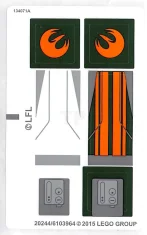 LEGO Sticker for Set 75090 (North American Version)