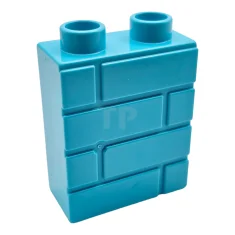 LEGO DUPLO Brick 1 x 2 x 2 with Masonry Profile