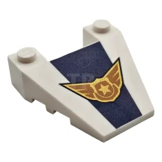 LEGO Wedge 4 x 4 Taper with Stud Notches with Sky…