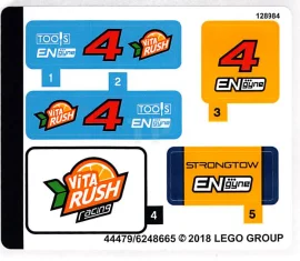 LEGO Sticker for Set 60218