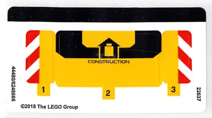 LEGO Sticker for Set 60219