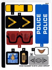 LEGO Pegatina para Set 60207