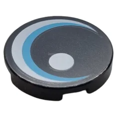 LEGO Tile 2 x 2 Round with Bottom O and Eye…