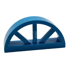 LEGO Venster 1 x 4 x 1 2/3 met geribbelde, afgeronde…