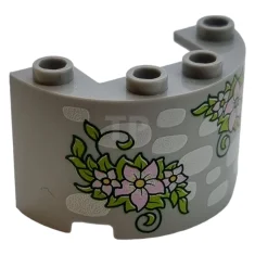 LEGO Cylinder Half 2 x 4 x 2 with 1 x…