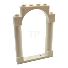 LEGO Frame 1 x 6 x 7 afgerond met pilaren