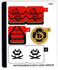 LEGO Sticker for Set 70665
