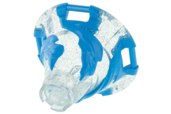 LEGO Tornado with Dark Azure Spiral Pattern and Four Handles on…