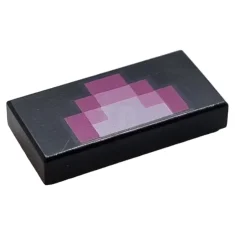 LEGO Piastrella 1 x 2 con motivo a lingue di drago…