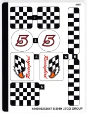 LEGO Pegatina para Set 31094