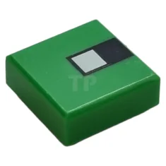 LEGO Fliese 1 x 1 mit verpixeltem Augen-Muster