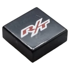 LEGO Tile 1 x 1 with 'R/T' Pattern