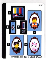 LEGO Pegatina para Set 70831