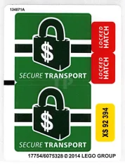 LEGO Sticker for Set 76015 (North American Version)