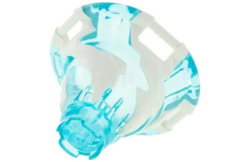 LEGO Tornado with White Spiral Pattern and Four Handles on Top…