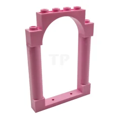 LEGO Frame 1 x 6 x 7 afgerond met pilaren