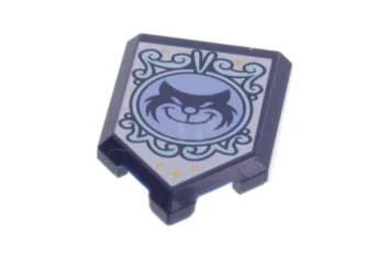 LEGO Tile 2 x 3 Pentagonal with Cat Pattern