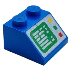 LEGO Pendiente 2 x 2 - 45° con patrón de pantalla…