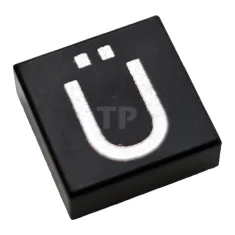 LEGO Fliese 1 x 1 mit Buchstabe Ü-Muster