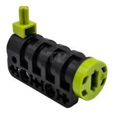 LEGO Cannone da competizione Technic, fondo rotondo con estremità a calce