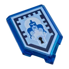 LEGO Tile 2 x 3 Pentagonal with Nexo Power Shield Pattern…