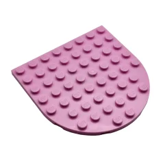 LEGO Plate, Round 8 x 8 Rounded End