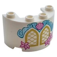 LEGO Cylinder Half 2 x 4 x 2 with 1 x…