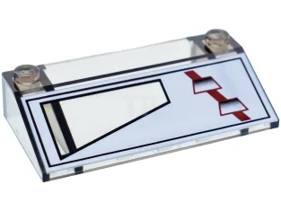 LEGO Slope 33° 3 x 6 with ARC-170 Starfighter Left Pattern