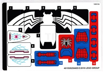 LEGO Sticker for Set 76115