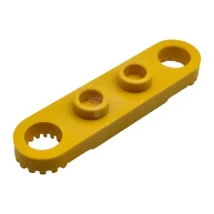 LEGO Technic, plaque 1 x 4 avec extrémités dentées.