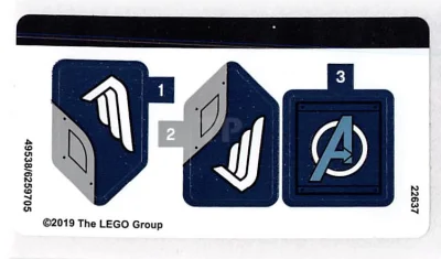 LEGO Pegatina para Set 76123