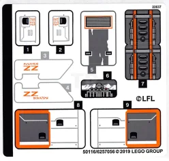 LEGO Adesivo per il set 75259