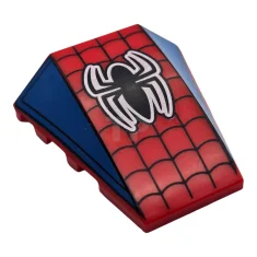 LEGO Dakpan 4 x 4 wig met web- en spinnenpatroon