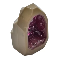 LEGO Rock 1 x 1 Geode with Trans-Dark Pink Crystal Interior…