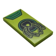 LEGO Carreau 2 x 4 avec bras mécaniques et schéma d'aération.