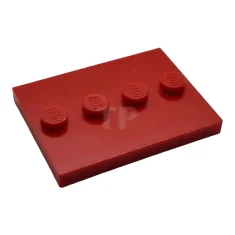 LEGO Tile, Modified 3 x 4 with 4 Studs in Center